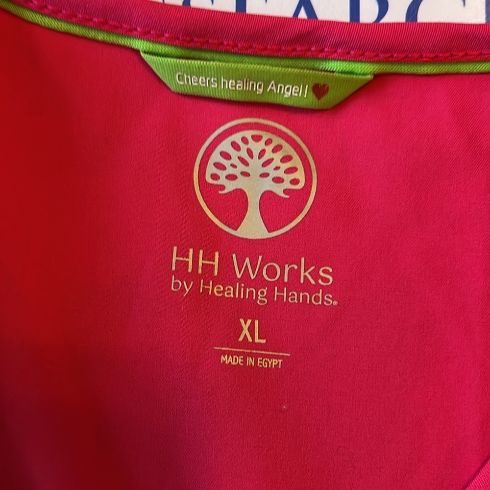 Healing Hands Pink Scrub Set - Picture 9 of 16
